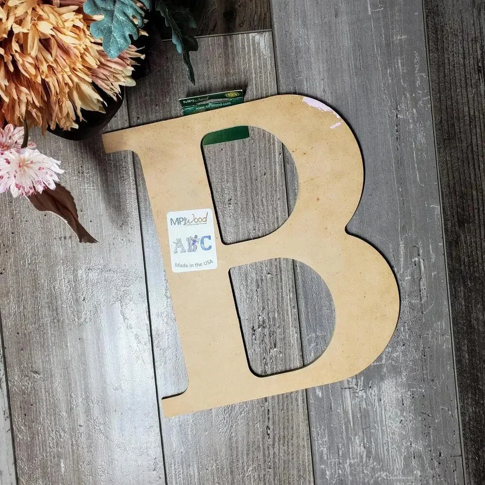 NWT MPI Wood Alphabet Letter 